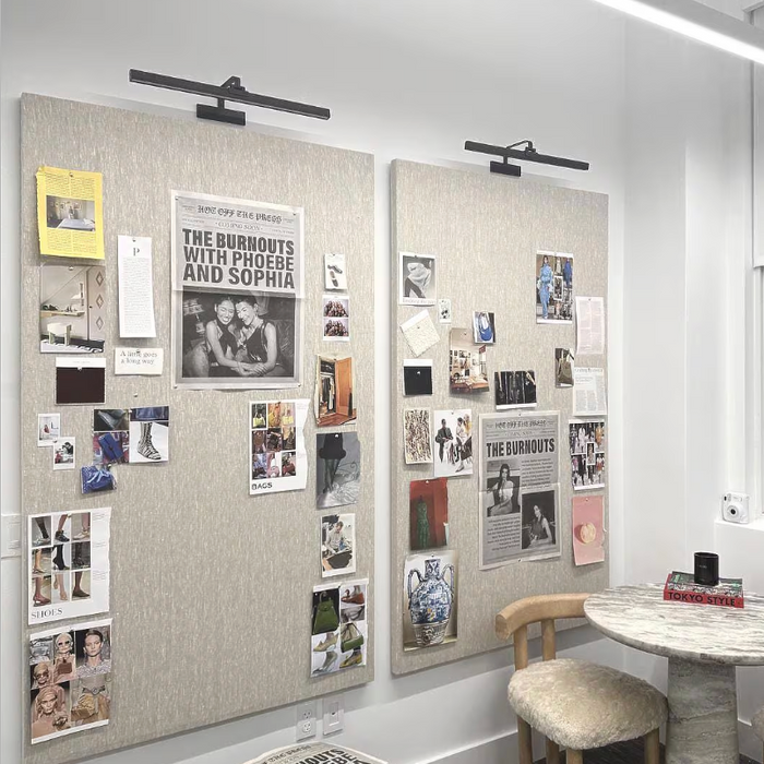 CUSTOM SIZED. LINEN PINBOARD